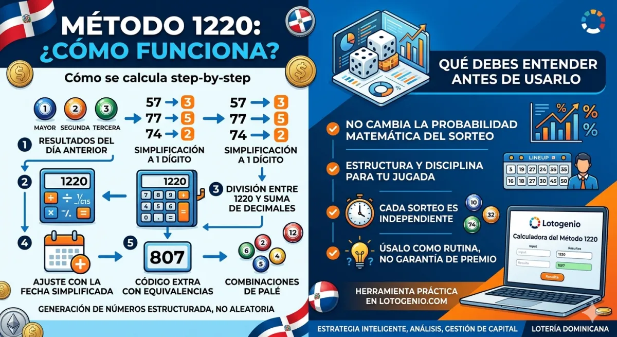 Método 1220 en la Lotería Dominicana: Cómo Funciona