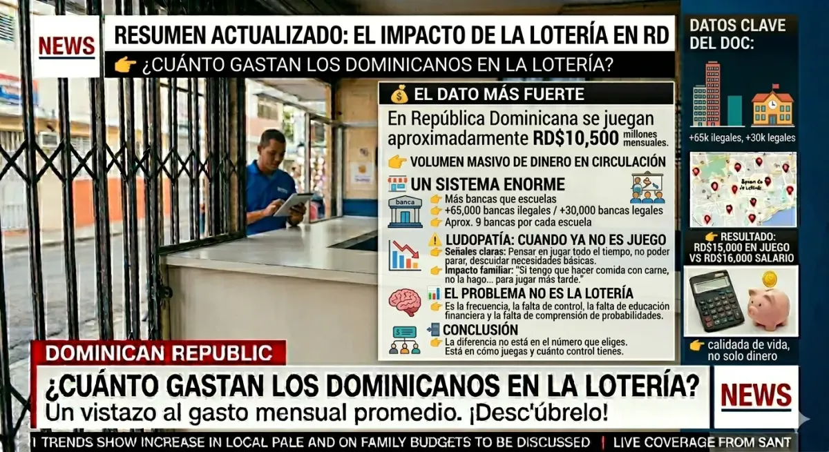 Cuánto se Gastan los Dominicanos en la Lotería